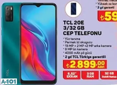 TCL 20E 32 GB CEP TELEFONU